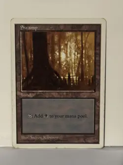 Swamp () 441 Fifth Edition NM MTG Magic Fast Shipping - Image 1