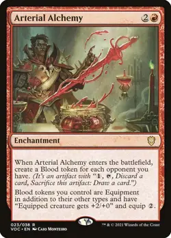 1x Arterial Alchemy NM Eng MTG - Crimson Vow Commander - Image 1