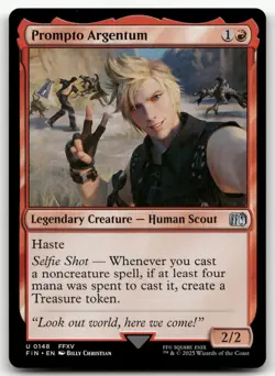 Prompto Argentum #148 (NM) Final Fantasy FIN Magic MTG - Image 1