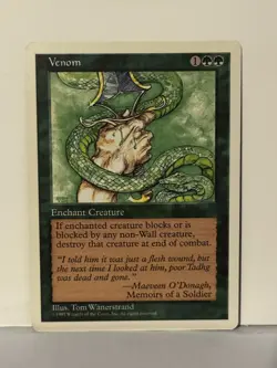 Venom Fifth Edition NM MTG Magic Fast Shipping - Image 1