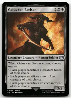 Gaius van Baelsar #102 (NM) Final Fantasy FIN Magic MTG - Image 1