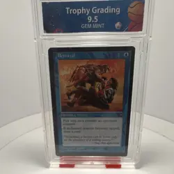 Magic: The Gathering Betrayal Blue Enchantment Creature Trophy Grading 9.5 - Image 1