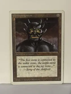 Obsianus Golem Revised Edition NM MTG Magic Fast Shipping - Image 1