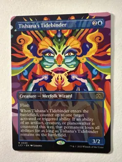 MTG TCG Tishana's Tidebinder (Borderless) R The Lost Caverns of Ixalan 335 - Image 1