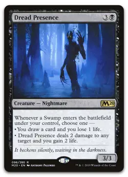 Dread Presence #96 (NM) Core Set 2020 M20 Magic MTG - Image 1