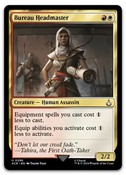 Bureau Headmaster #296 (NM) Assassin's Creed ACR Magic MTG - Image 1