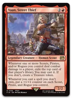 Vaan, Street Thief #168 (NM) Final Fantasy FIN Magic MTG - Image 1