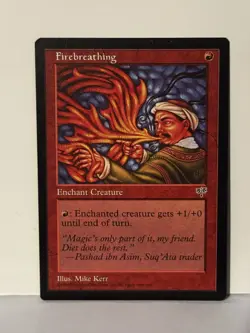 Firebreathing Mirage NM MTG Magic Fast Shipping - Image 1