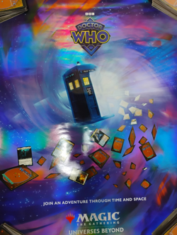 MTG Universes Beyond Doctor Who Retail Promo Foil Poster 18x24 Wizards Of The... - Image 3