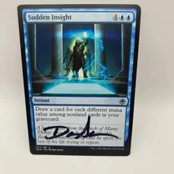 Dan Scott Signed MTG: Sudden Insight 077/281 U Artist Proof - Image 1