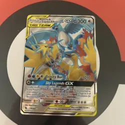 Moltres Zapdos Articuno GX Tag Team HOLO 66/68 Hidden Fates MINT Pokemon Card - Image 1