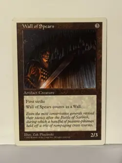 Wall of Spears Fifth Edition NM MTG Magic Fast Shipping - Image 1