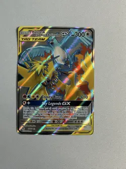 Moltres & Zapdos & Articuno GX (Full Art) 66/68 - Pokemon Hidden Fates Holo - Image 1