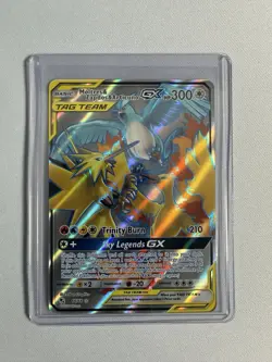 Moltres & Zapdos & Articuno GX (Full Art) 66/68 - Pokemon Hidden Fates Holo - Image 3