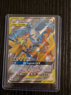 Moltres Zapdos Articuno GX 66/68 Hidden Fates Holo Rare Pokemon Card MINT - Image 1
