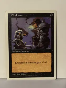 Weakness Fifth Edition NM MTG Magic Fast Shipping - Image 1