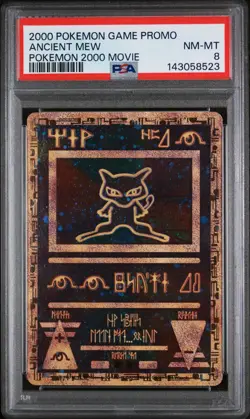 2000 POKEMON GAME MOVIE POKEMON 2000 MOVIE ANCIENT MEW PSA 8 - Image 1