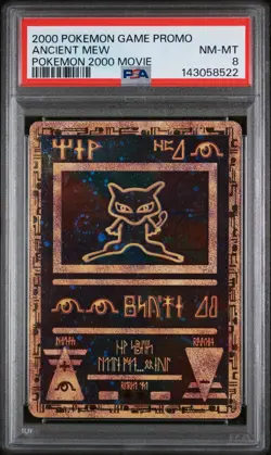 2000 POKEMON GAME MOVIE POKEMON 2000 MOVIE ANCIENT MEW PSA 8 - Image 1
