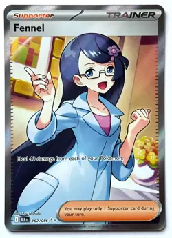 Fennel 162/086 - Pokemon TCG - Black Bolt Ultra Rare Holo - M/NM - Image 1