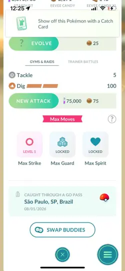 Pokemon Go Shiny Dynomax Eevee - Image 2