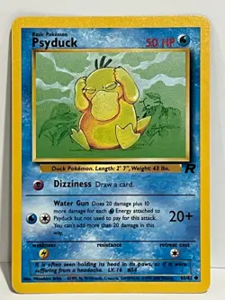 Vintage 2000 Pokemon TCG Team Rocket PSYDUCK 65/82 NM English Unlimited - Image 1