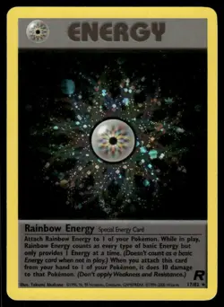 *TUE NIGHT* Rainbow Energy 80/82 Team Rocket Rare *2 - Image 1