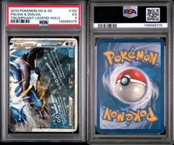 Pokemon Palkia & Dialga LEGEND Holo 102/102 Triumphant PSA 5 - Image 3