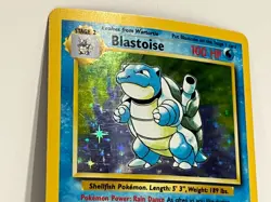 Vintage 1999 Pokemon TCG Base Set BLASTOISE HOLO Rare 2/102 LP-MP English, Unltd - Image 3