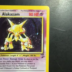 Pokemon Vintage Holo Alakazam 001/130 Base Set 2 Wotc 2000 - Image 3