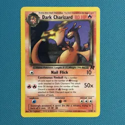 Pokemon Vintage Non-Holo Rare Dark Charizard 21/82 Team Rocket WotC 2000 - Image 1