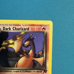 Pokemon Vintage Non-Holo Rare Dark Charizard 21/82 Team Rocket WotC 2000 - Image 3
