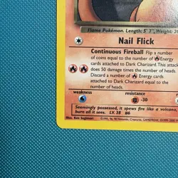 Pokemon Vintage Non-Holo Rare Dark Charizard 21/82 Team Rocket WotC 2000 - Image 5