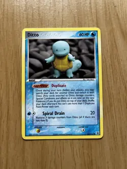 Pokemon TCG DITTO ( SQUIRTLE ) 64/113 Normal. EX DELTA SPECIES. Common. NM/M - Image 1