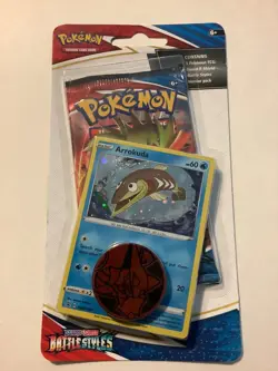 2021 Pokemon Sword & Shield Battle Styles 1-Pack Blister Arrokuda Promo SEALED - Image 1