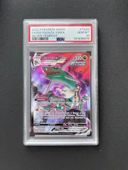 PSA 10 RAYQUAZA VMAX Silver Tempest TG20/TG30 Pokemon TCG 2022 - Image 1