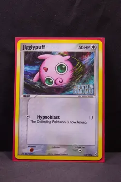 Jigglypuff 53/100 Pokemon TCG Crystal Guardians Holo Common Stamped - Image 3