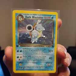 Pokemon TCG Dark Blastoise Holo Rare 1st Edition MP - Image 1
