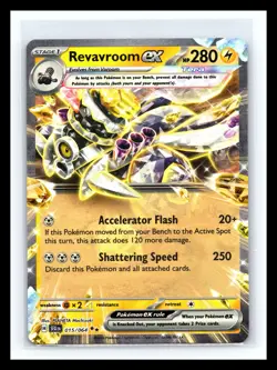 💥 Revaroom EX 015/064 Shrouded Fable Double Rare Holo Pokemon TCG - Image 1