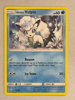 Alolan Vulpix 21/145 Common Guardians Rising Pokemon Near Mint - Image 1