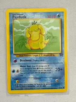 Psyduck 65/82 Common Team Rocket Pokemon Lightly Played - Image 1