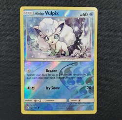 Pokemon Guardians Rising - Alolan Vulpix Reverse Holo 21/145 Common NM - Image 1