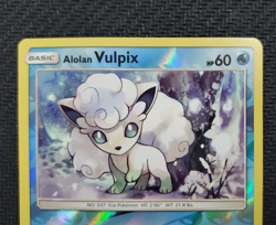 Pokemon Guardians Rising - Alolan Vulpix Reverse Holo 21/145 Common NM - Image 2