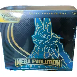 Pokemon Mega Evolution Elite Trainer Box 2025 - Mega Lucario SEALED - Image 1