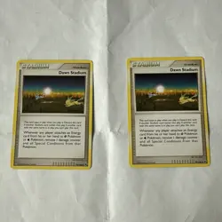 Dawn Stadium - 79/100 - 2008 Majestic Dawn - Regular Non-Holo - Pokemon TCG (x2) - Image 1
