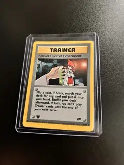 Pokemon Rocket's Secret Experiment 120/132 1st Edition Gym Challenge Collection - Image 3