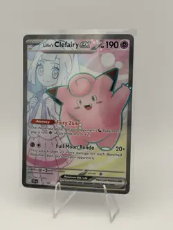 Pokemon TCG Lillie's Clefairy EX 173/159 Sv09 Holo Basic 190 HP - Image 1