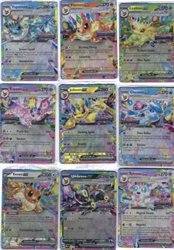 2025 Pokemon Prismatic Evolutions Surprise Box STAMPED Promo 9/9 COMPLETE SET - Image 1