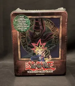 2003 Yugioh Collector Tin, Yugi/Dark Magician, MINT!, Fact Sealed &Case Fresh D1 - Image 1
