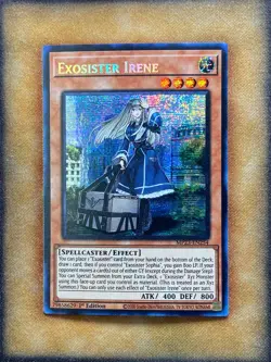 Yugioh Exosister Irene MP23-EN254 Secret Rare 1st Ed NM - Image 1