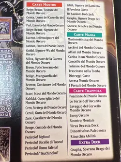 Yu Gi Oh Structure Deck Dark World Deck In Italian Yugioh SR13 - Image 5